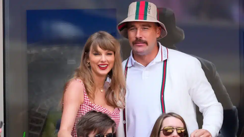 Taylor Swift e Travis Kelce na final do US Open de 2024