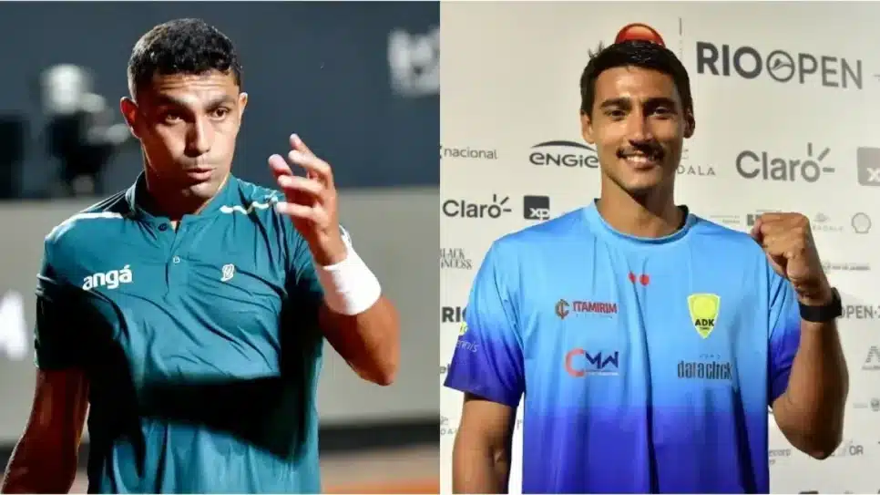 Thiago Monteiro e Igor Marcondes celebram vitórias no Rio Open.