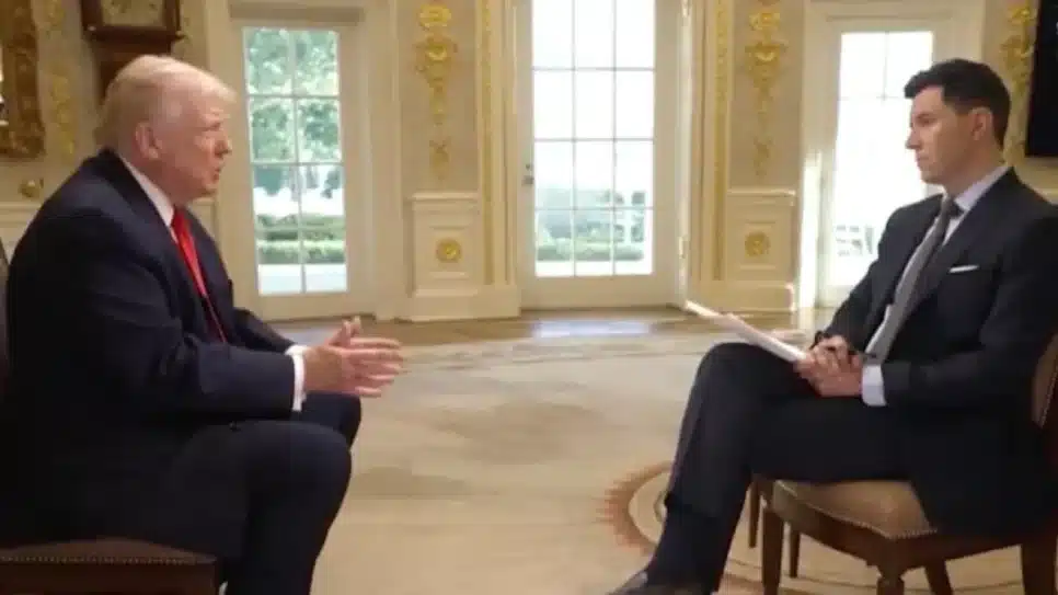 Trump à "NBC", emissora do SuperBowl