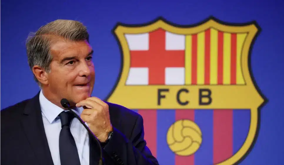 Joan Laporta, presidente do Barcelona, falou sobre a decisão de Xavi