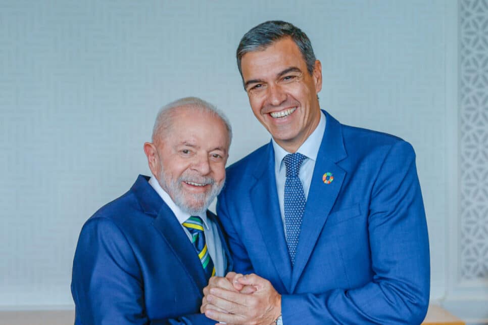 Presidente da República, Luiz Inácio Lula da Silva, durante encontro bilateral com o Presidente de Governo do Reino da Espanha, Pedro Sánchez, na Sede das Nações Unidas (ONU). Nova York - Estados Unidos.