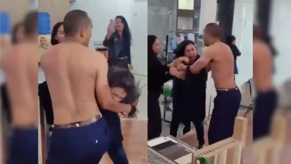 Em outros trechos do vídeo, a gerente aparece falando: "Pega uma faca lá para mim, eu vou matar ele agora"