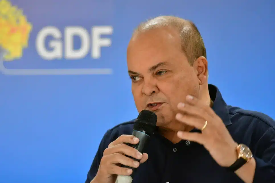 O governador do Distrito Federal, Ibaneis Rocha (MDB)