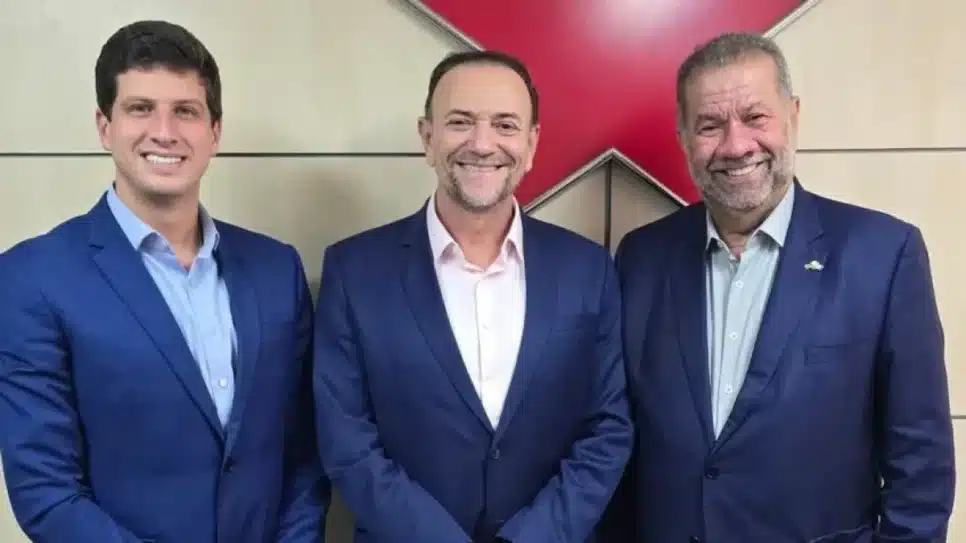 João Campos, Edinho Silva e Carlos Lupi