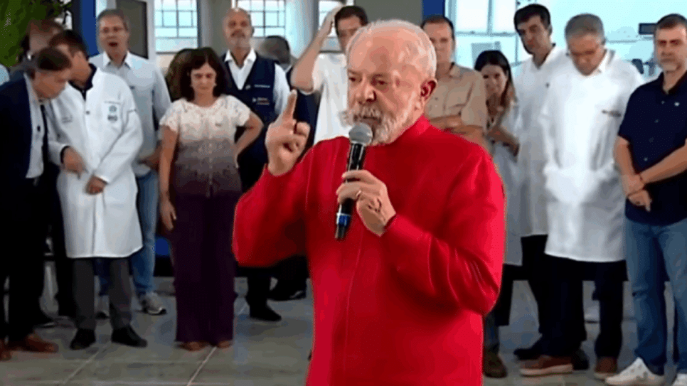 Presidente Lula (foto) durante discurso em evento no Hospital Federal do Andaraí, no Rio de Janeiro