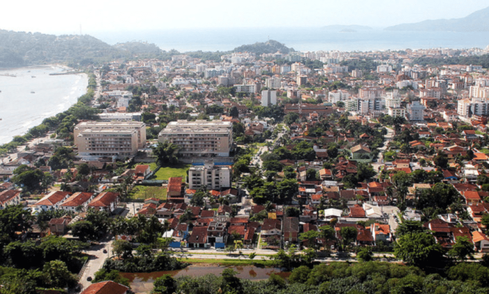 Vista aérea de Ubatuba
