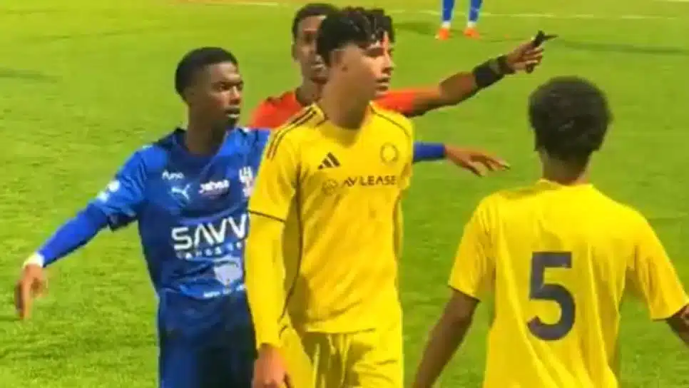 Cristiano Ronaldo Jr. discutiu com adversário em jogo da base do Al-Nassr
