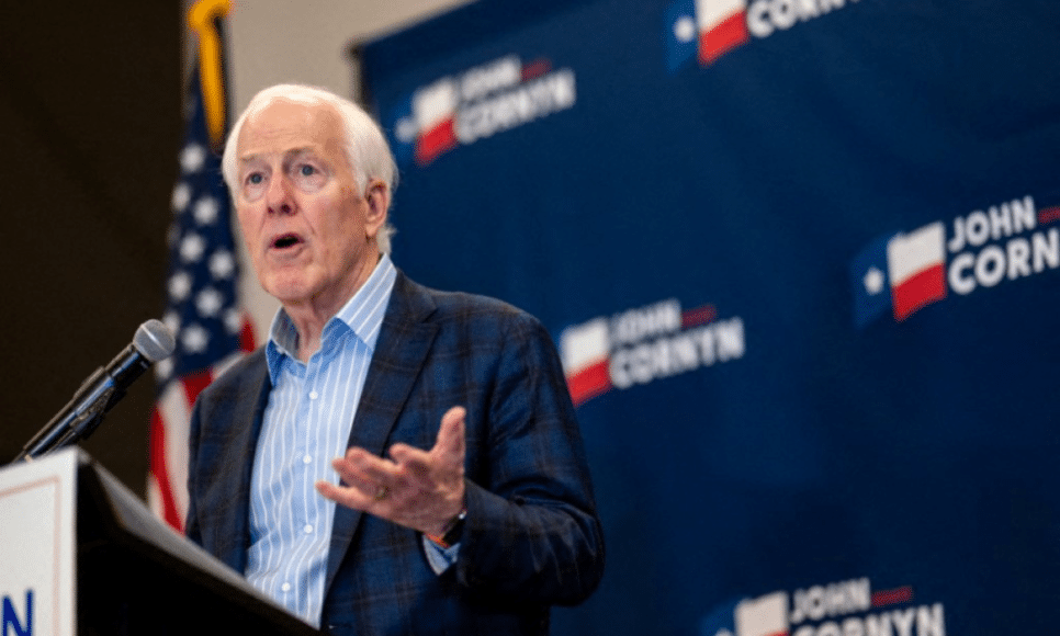 Senador John Cornyn (republicano do Texas) vai para o segundo turno entre Cornyn e o procurador-geral do Texas, Ken Paxton