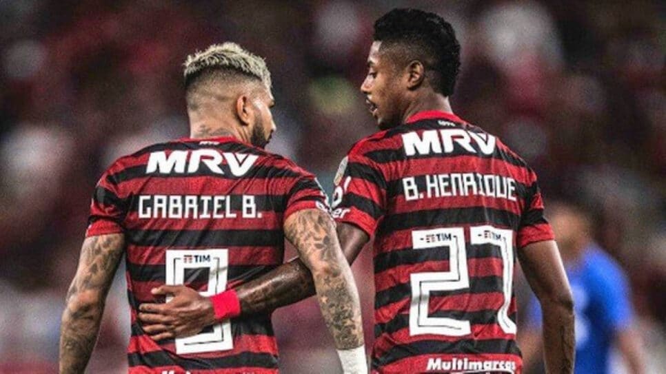 Gabigol e Bruno Henrique
