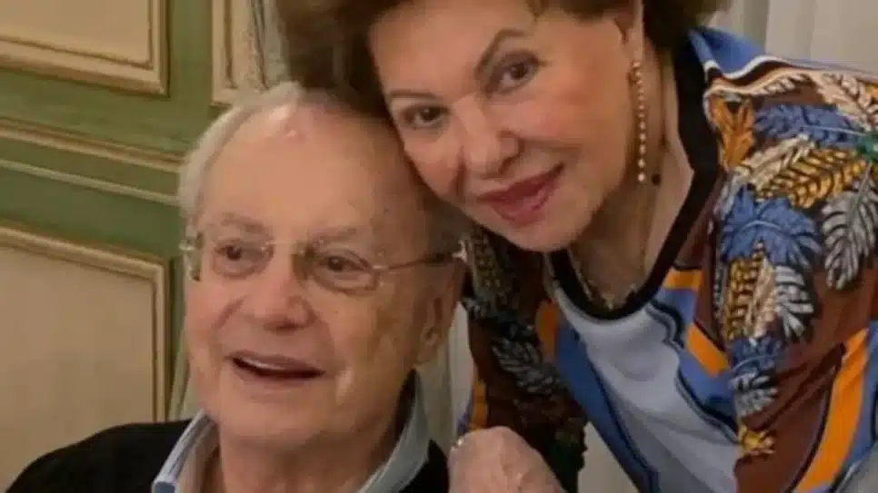 Imagem publicada nas redes sociais por Albertinho Maluf, primo do político, mostra o casal Paulo e Sylvia Maluf