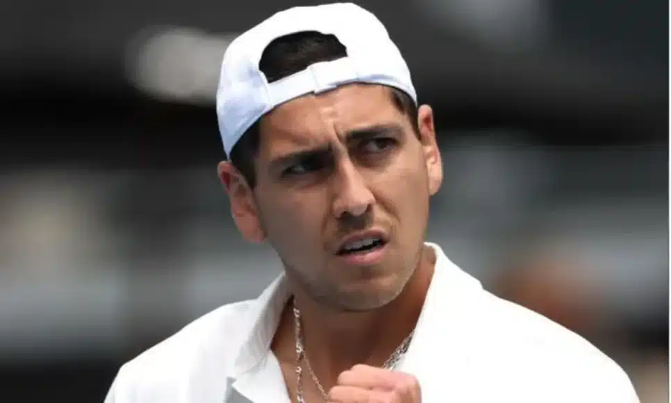 Alejandro Tabilo após vitória em Auckland