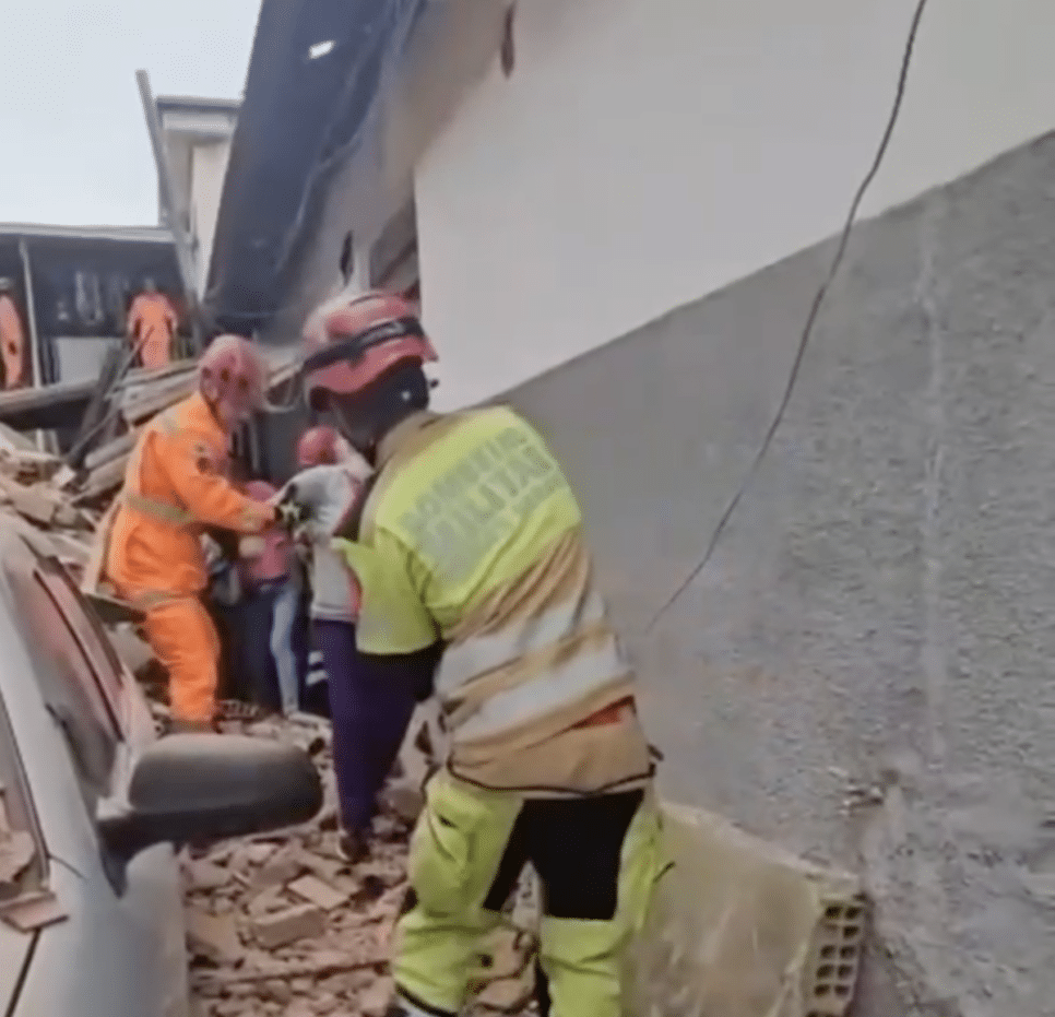Desabamento em Juiz de Fora