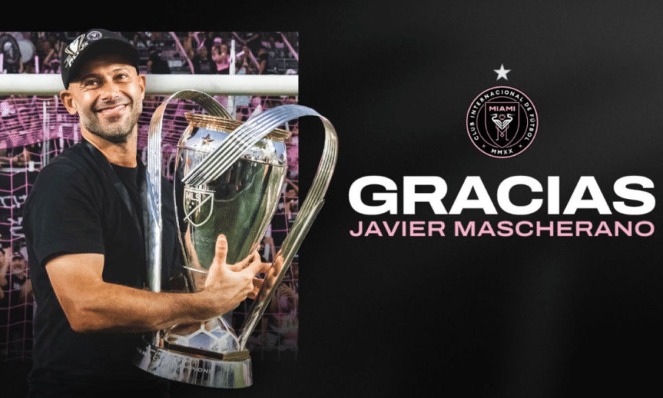 Mascherano deixa o comando do Inter Miami após temporada histórica