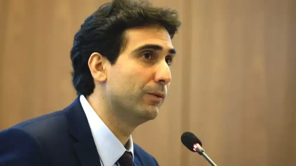 O presidente do BC (Banco Central), Gabriel Galípolo, concedeu entrevista a jornalistas nesta 5ª feira (26.mar.2026)