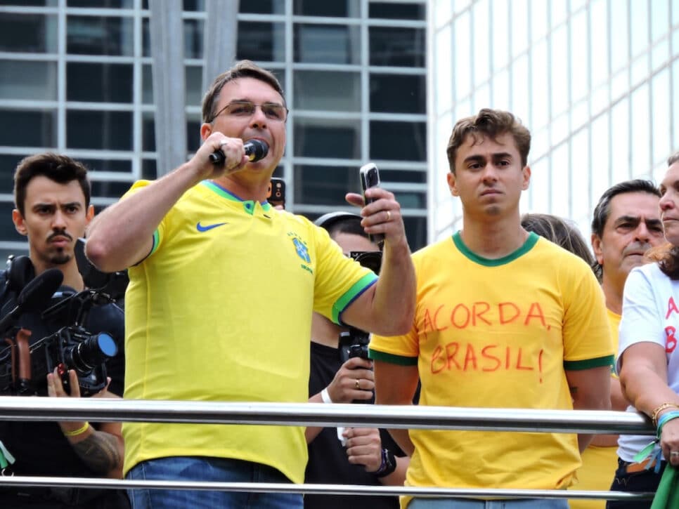 Flávio Bolsonaro e Nikolas Ferreira